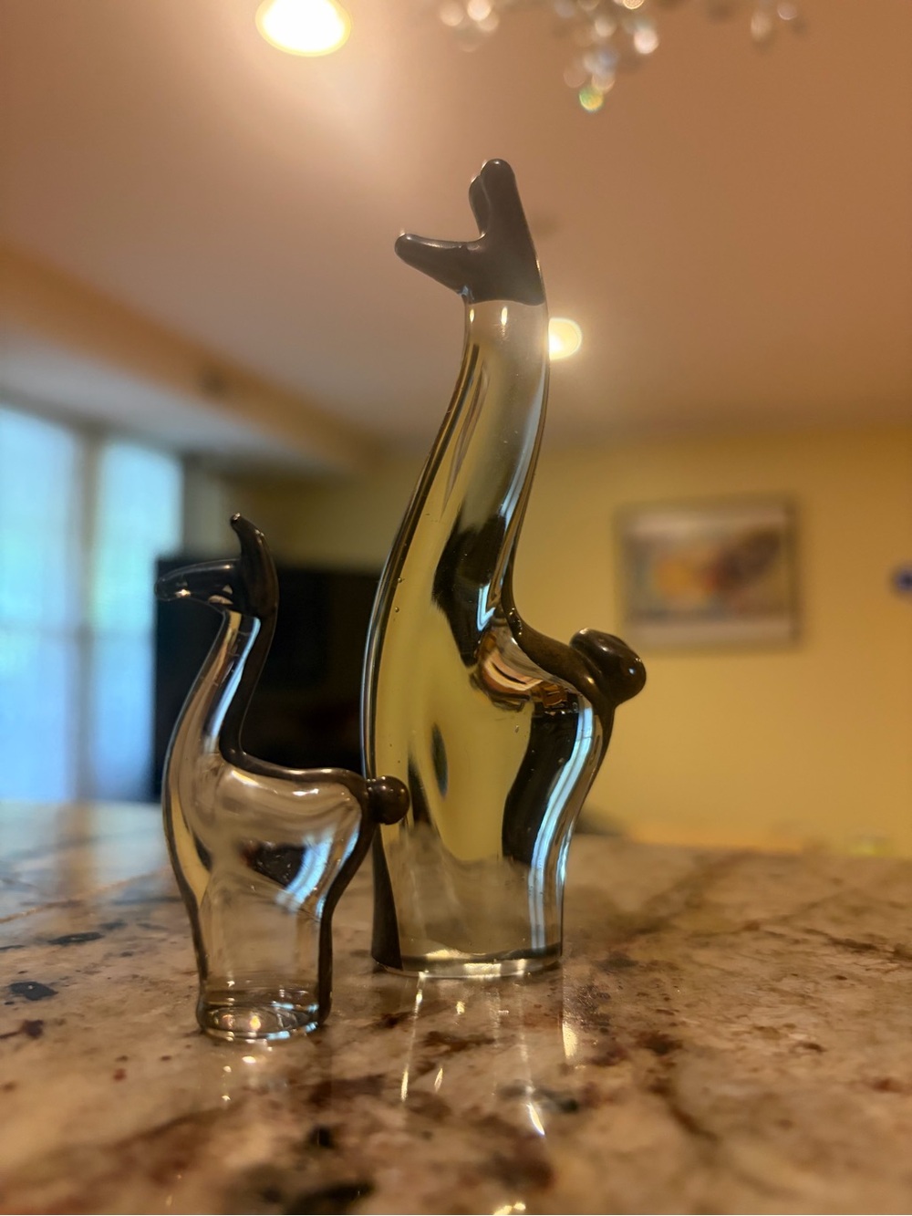 Lamas glass art work